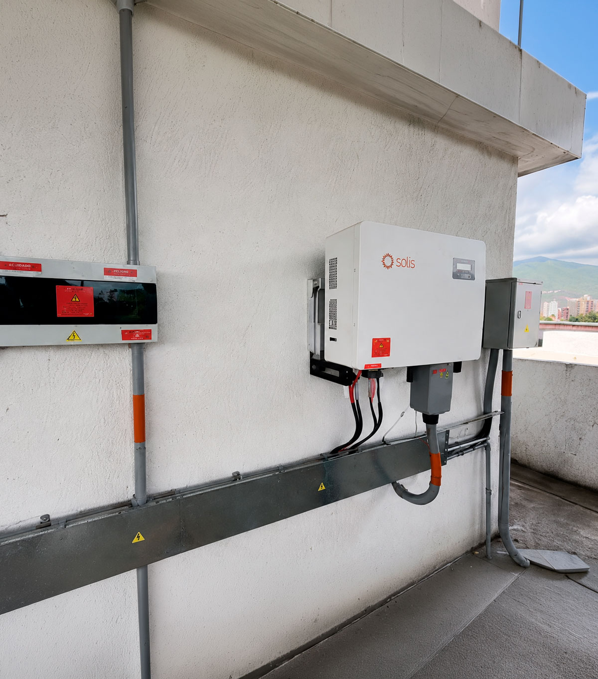 Sistema solar on-grid conectado a red
